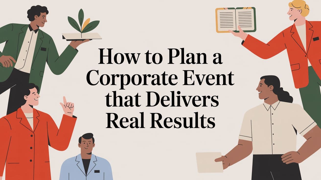 How to Plan a Corporate Event That Delivers Real Results